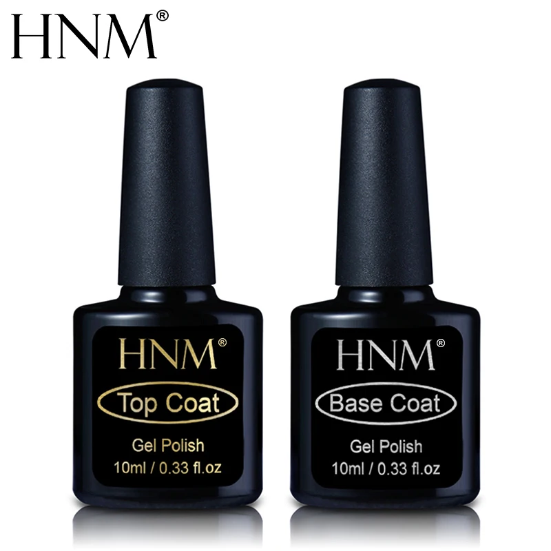 HNM УФ гель для ногтей 10 мл Светодиодная лампа верхнее покрытие грунтовка лак Гель