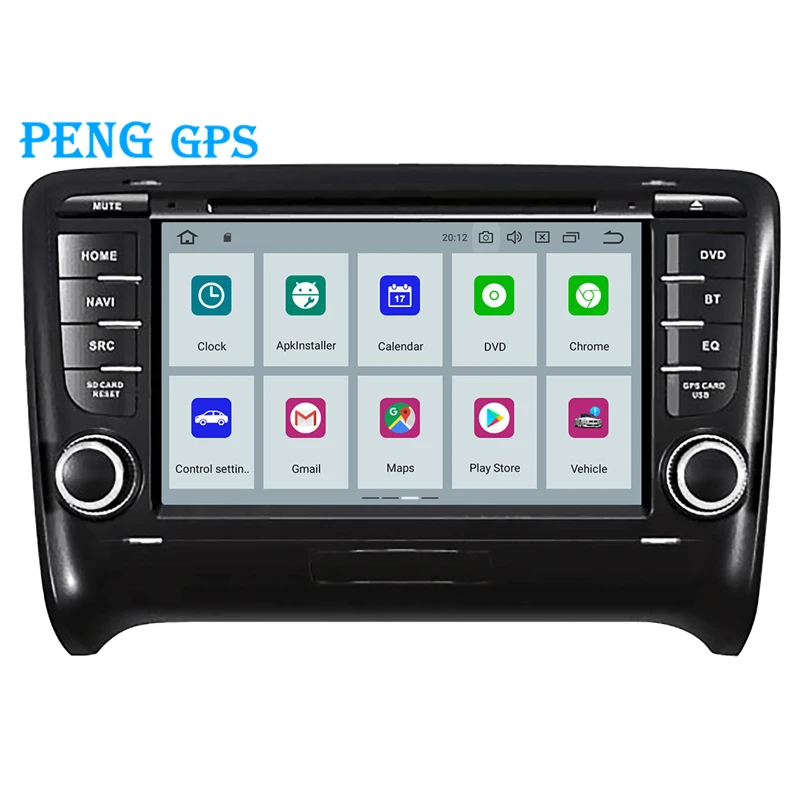 Автомобильный плеер с GPS навигацией Android 9 0 для Audi TT 2006 2014 2DIN головное устройство CD