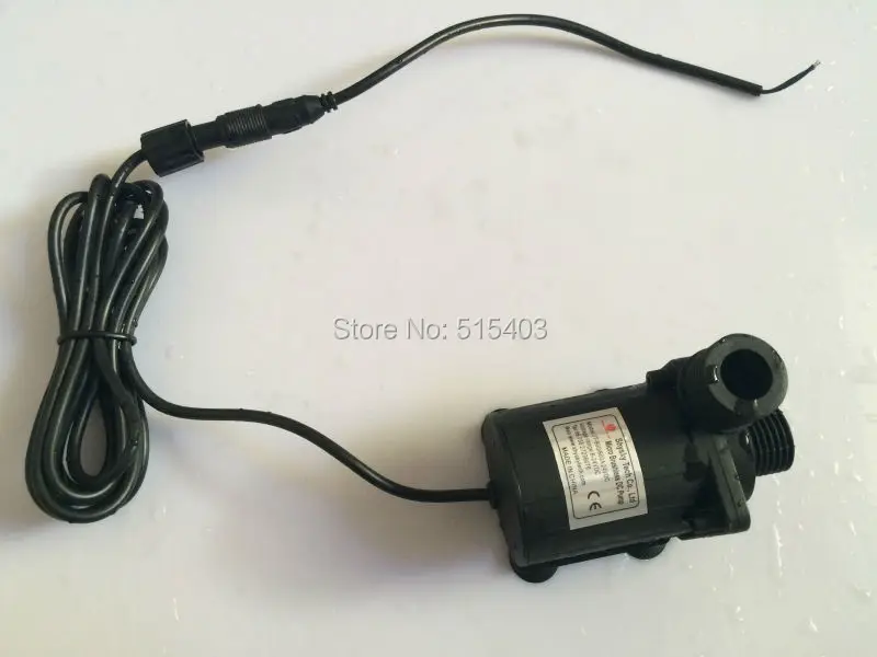 2 шт./лот микро безщеточный насос постоянного тока 24 В максимальной подъемной высотой 5 м, потоком 1100 л/ч при температуре 100 °C, низким уровнем шума для водонагревателя, прессования водопроводных труб и матрасов.