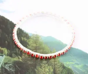

36PCS Single Row Red Rhinestone Bracelets #12733