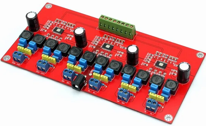 Плата 6-канального усилителя TPA3116/плата цифрового DC18-24V 2A (50 Вт * 6) | Электроника