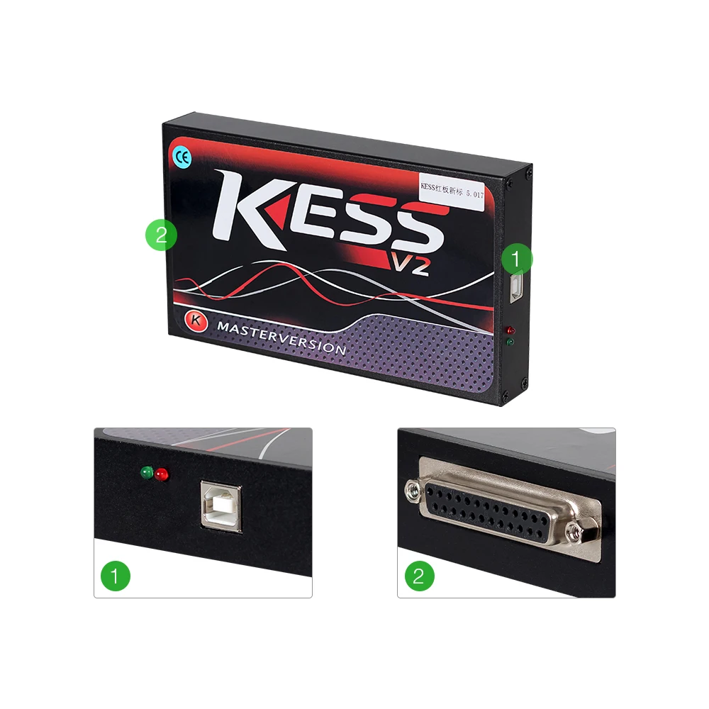 KESSV2 KESS V5.017 EU красная печатная плата V2.23/V2.47 без жетона ограниченная ЭБУ инструмент для программирования ECM Титан автомобиль/трактор/велосипед ЭБУ Программист OBD