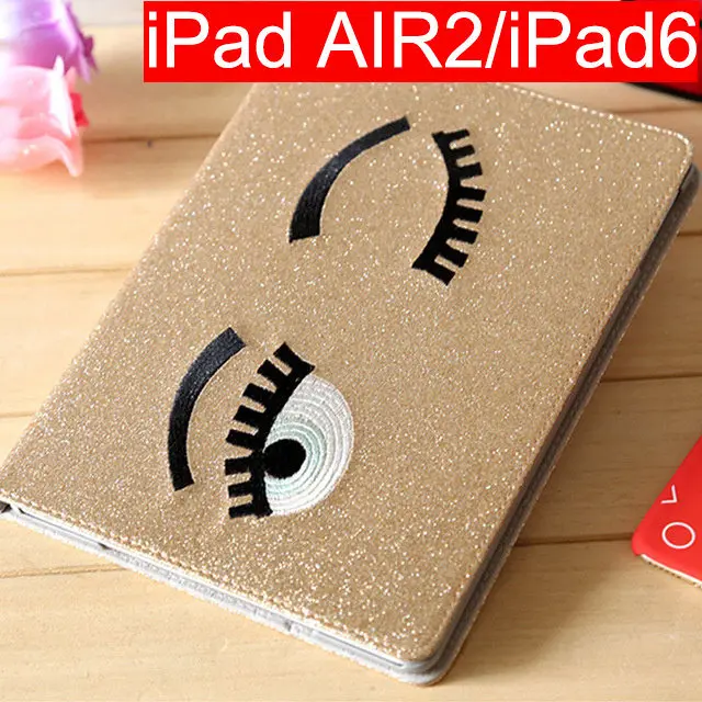 Gold2 for Air2 ipad6 XMXCZKJ милые блестящие чехол для iPad 2/3/4 Air Air2 9,7 мини, на возраст 1, 2, 3, 4, чехол-книжка смарт-чехол из полиуретановой кожи чехол и функцией автоматической блокировки и разблокировки - Цвет: Gold2 for Air2 ipad6
