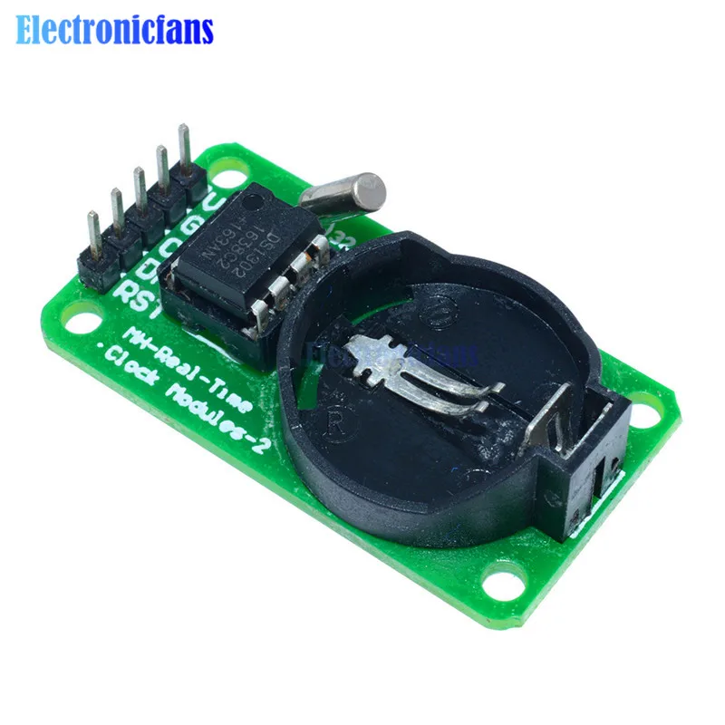 100% стандартный модуль часов DS1302 в реальном времени с CR2032 для Arduino Uno 30185 AVR ARM PIC