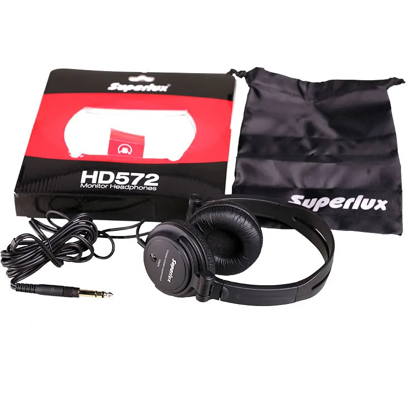 Superlux HD572 Auriculares Foldable Studio Monitoring DJ Headphones Monitor Hifi Stereo Music Earphone Sports Headphone | Электроника