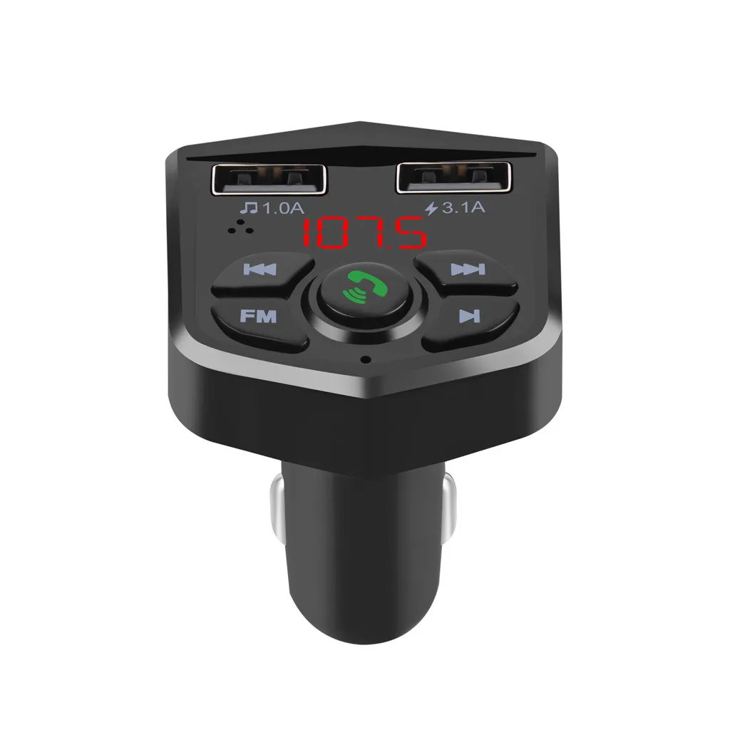 Беспроводной Bluetooth Handsfree автомобильный комплект fm передатчик адаптер MP3 плеер
