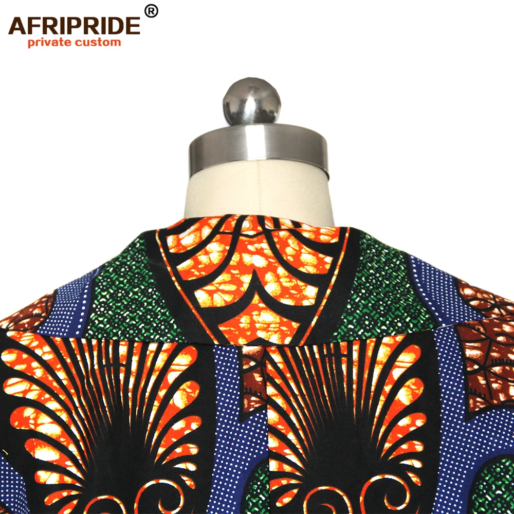 2019 африканские пальто для женщин AFRIPRIDE чистый хлопковый Базен riche Анкара печати
