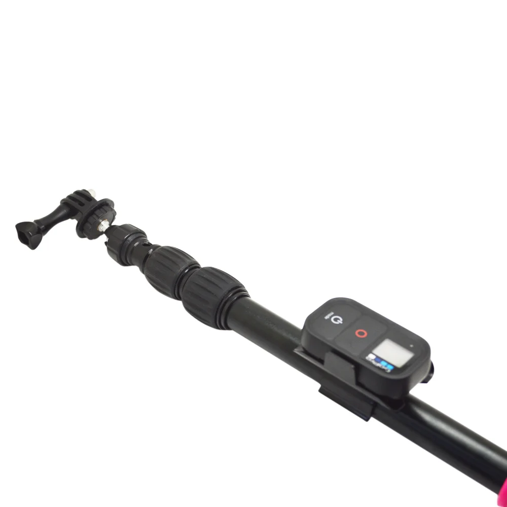 SnowHu лыжный удлинитель 32 75 см монопод для Gopro Hero 8 7 6 5 4 3 + xiao yi 4K экшн камеры SJCAM SJ4000 h9r