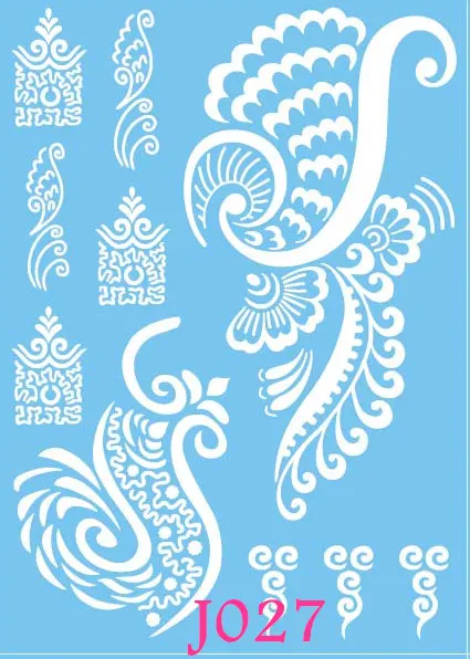 1 шт. изысканный дизайн королевы короны белая татуировка хной женский боди арт