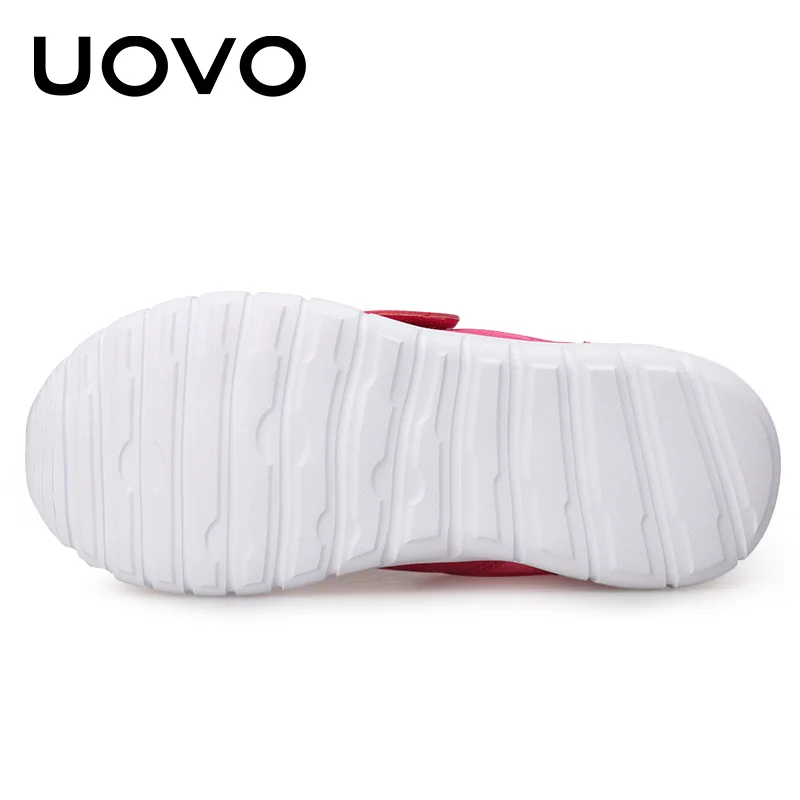 UOVO/новая весенняя обувь для девочек; модная дышащая обувь для детей; обувь принцессы; коллекция года; детская обувь без шнуровки; Размеры 30#-35
