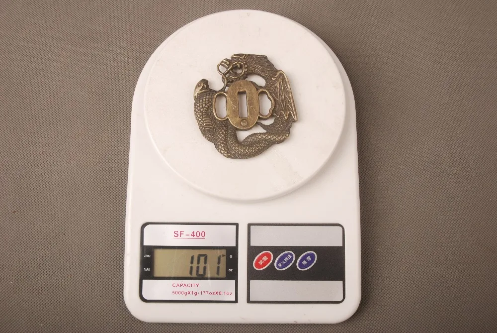 Новый стиль специальный резной Меч дракона фитинг из сплава Tsuba защита рук для