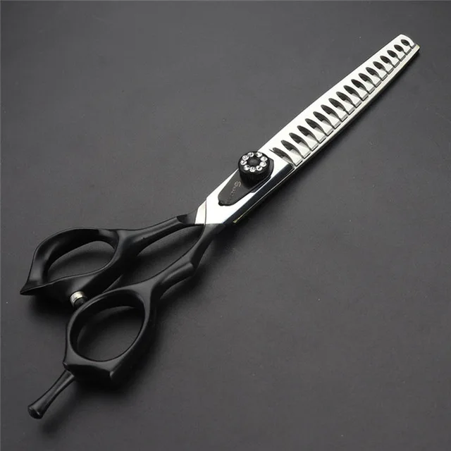 Thinning 30-40 Ножницы для ухода за домашними животными, 7,0 дюймов, профессиональные ножницы, ножницы для стрижки собак, Профессиональные парикмахерские инструменты, филировочные ножницы - Color: Thinning 30-40