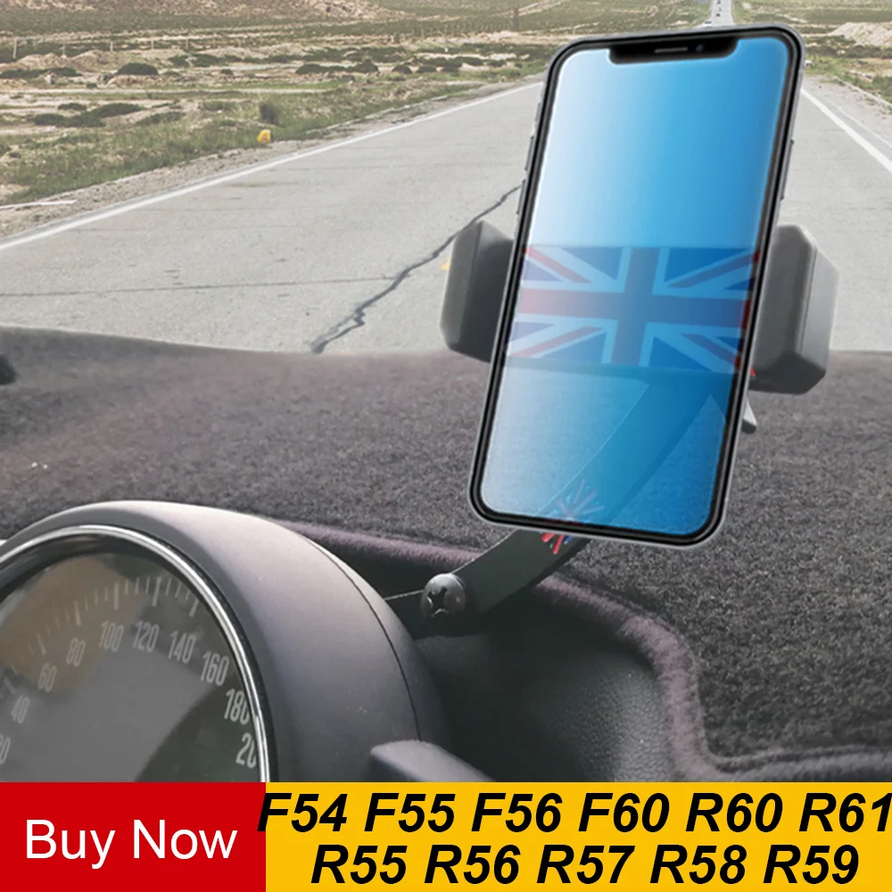 

Car Rotatable Mobile Phone Holder GPS Navigation Bracket For MINI Cooper One S F55 F56 F60 R55 R56 R60 Countryman Accessories