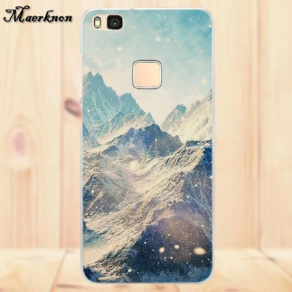 Maerknon для Samsung Galaxy A3 A5 A7 J1 J2 J3 J5 J7 2015 2016 2017 чехол фиолетовый зимний Горный пейзаж|for