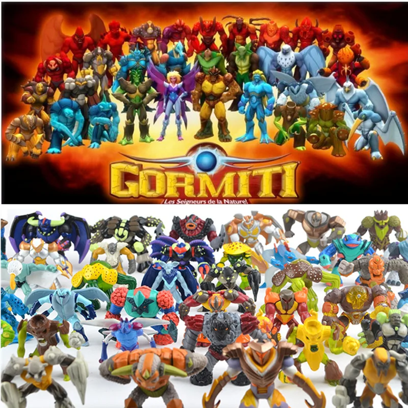 Оригинальные экшн фигурки Gormiti monster Warrior ПВХ Мультяшные игрушки Мини куклы для
