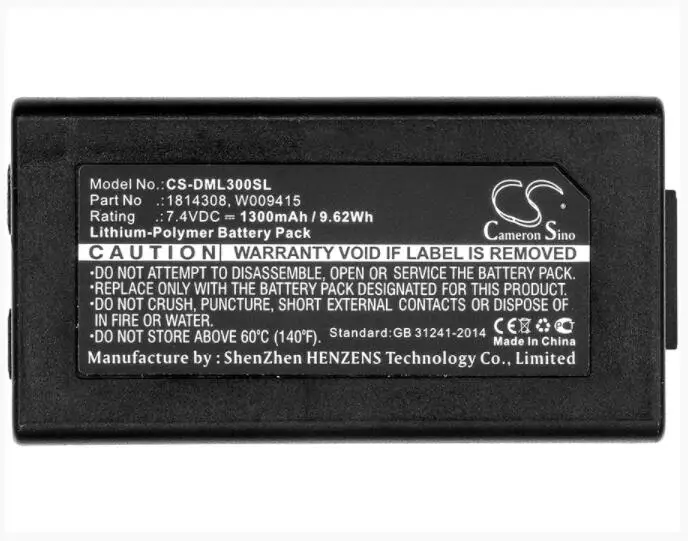 Аккумулятор Cameron Sino 1300 мАч для DYMO 1982171 LabelManager 500TS беспроводной PnP мобильное