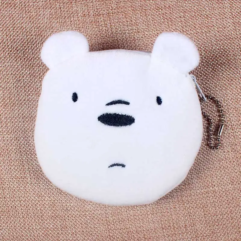 1 Горячая Распродажа Kawaii Мультяшные медведи для детей, новинка, плюшевый Кошелек для монет, кошелек на молнии, кошелек для детей, девочек, женщин, для подарков - Цвет: 1