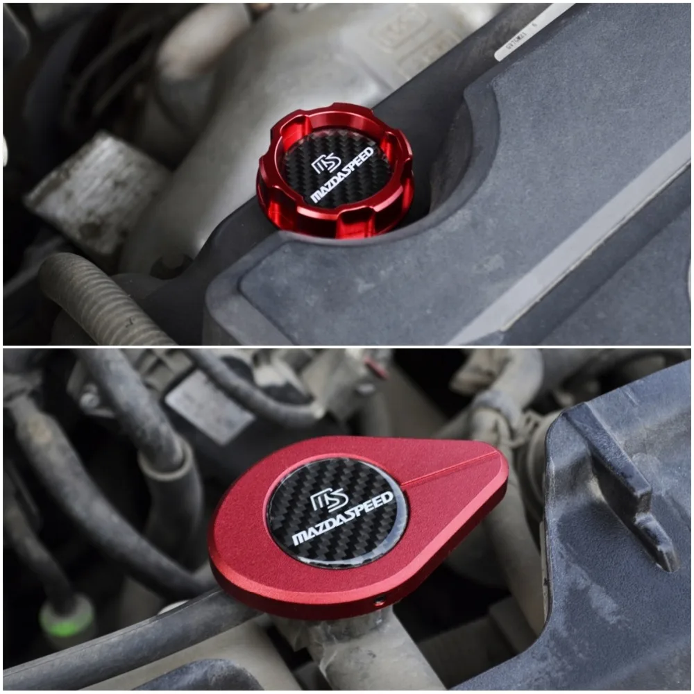 Двигатель алюминиевой крышке масла костюм Fit MAZDA MAZDASPEED Mazda 2, mazda 3 Axela Mazda 6 Atenza Mazda 5 New CX-5 CX-7 MX-5