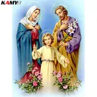Diy 5d алмазная живопись Иисус Искусство и ремесла Рождественский Декор полный квадратный крест Бриллиантовая вышивка, религиозная икона XY1