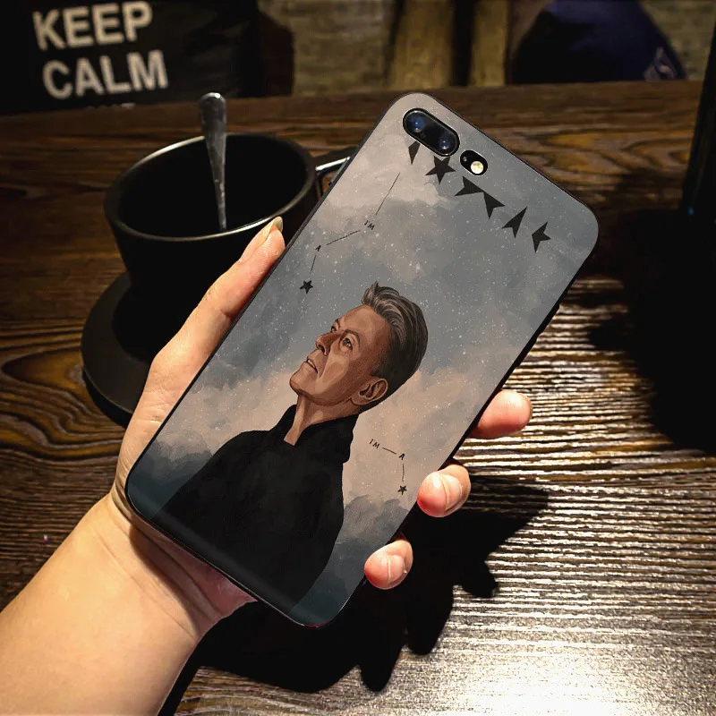 MaiYaCa David Bowie изумительное новое поступление чехол для телефона iPhone 8 7 6 6S Plus X 10 5 5S SE