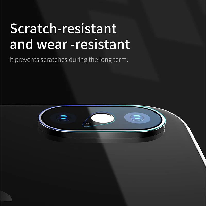 Baseus utral тонкая задняя крышка для телефона защитное закаленное стекло iPhone X