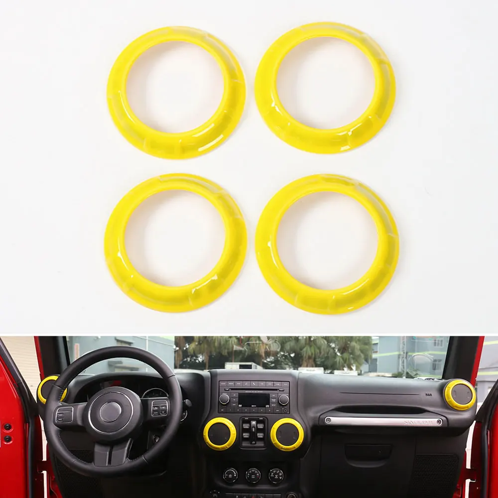 4 шт./компл. Внутренняя крышка кондиционера автомобиля отделка вентиляционного