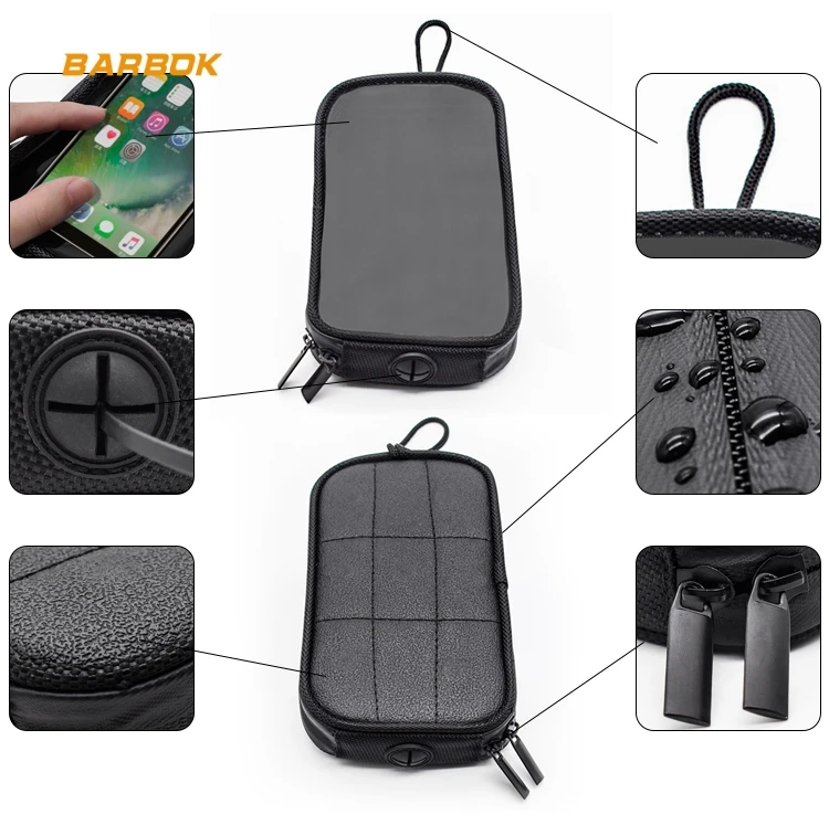 WOSAWE Magnetic Motorcycle Tank Bag Mobile GPS Navigation Holder Bags Waterproof Touch Screen Motorbike Front Tube Phone Package