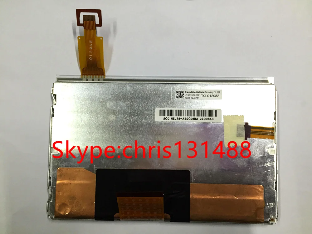Высококачественный оригинальный 7-дюймовый ЖК-дисплей Tosheba LTA070B2C0F NE75-AB2C01BA с