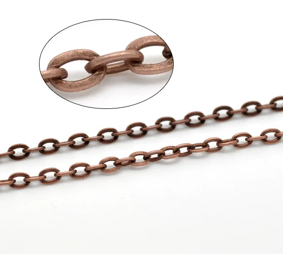 8 сезонов 10 м Медный Тон звенья открытые Кабельные цепи 4x3 мм (B14980)|chain fence|chain craftchain