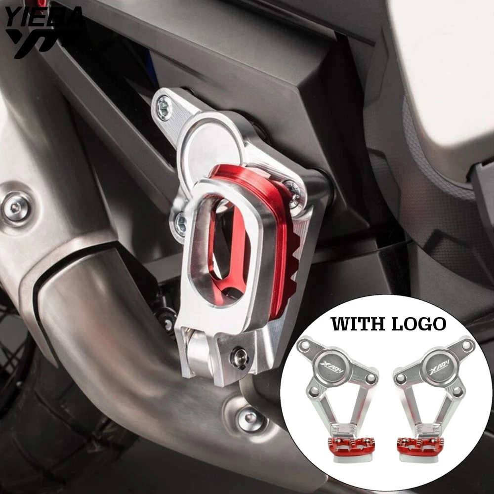 Складные задние комплекты для мотоцикла шарнирная опора ног пассажира Honda XADV750 2017