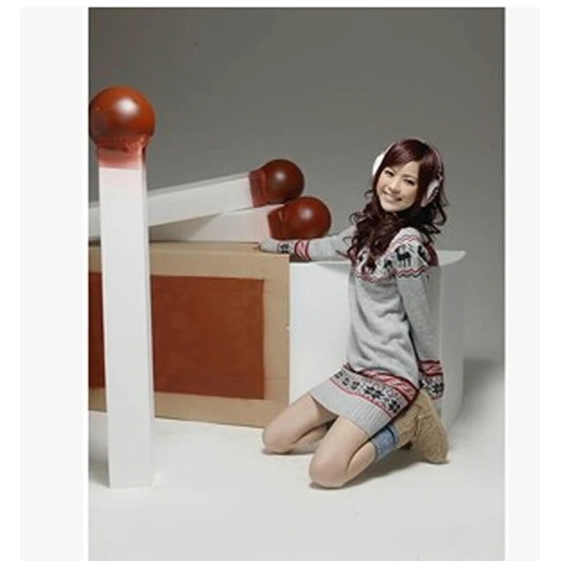 Wholesale women clothing Deer Printing Knitted Pullover Sweater Women's Design Outerwear Korean Ladies DL1262 | Женская одежда