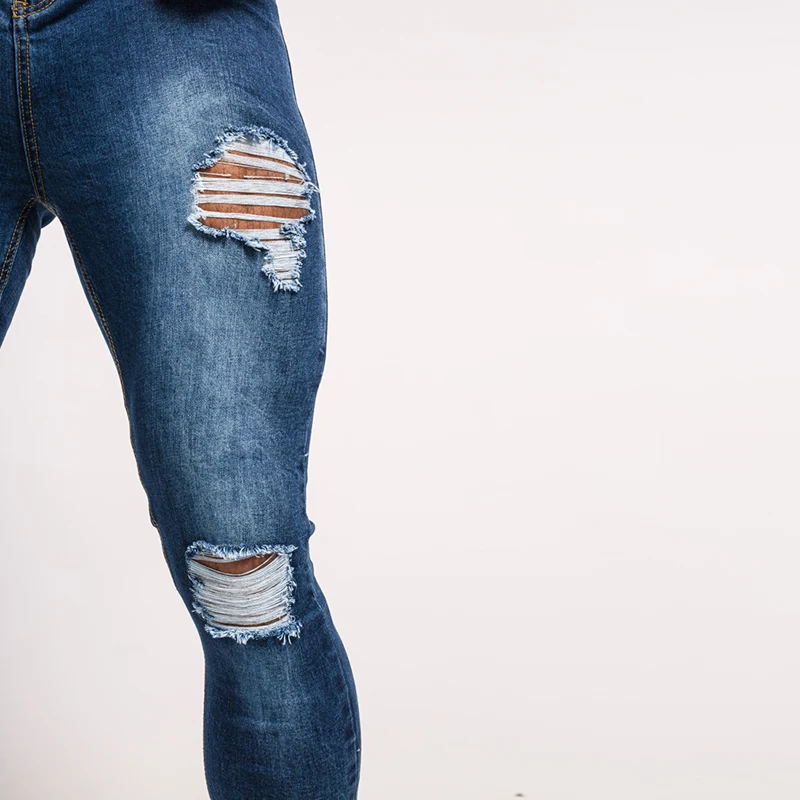 Gingtto Для мужчин джинсы Slim Fit узкие стрейч эластичный пояс хип хоп классический