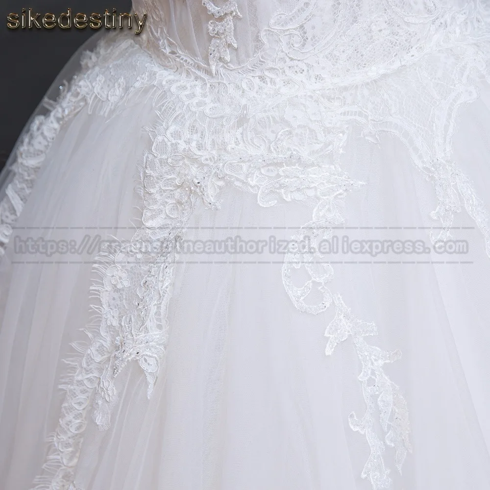 Свадебное платье vestido de noiva длина до пола бальное с открытыми плечами белое/цвета