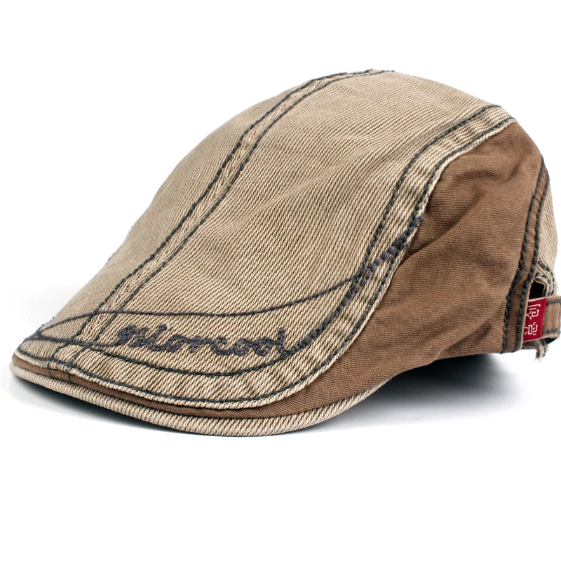 Xthree Fashion Men's newsboy Cap Cotton Berets casquette Hats for Men Visors Sun hat Gorras Planas Caps Adjustable | Аксессуары для