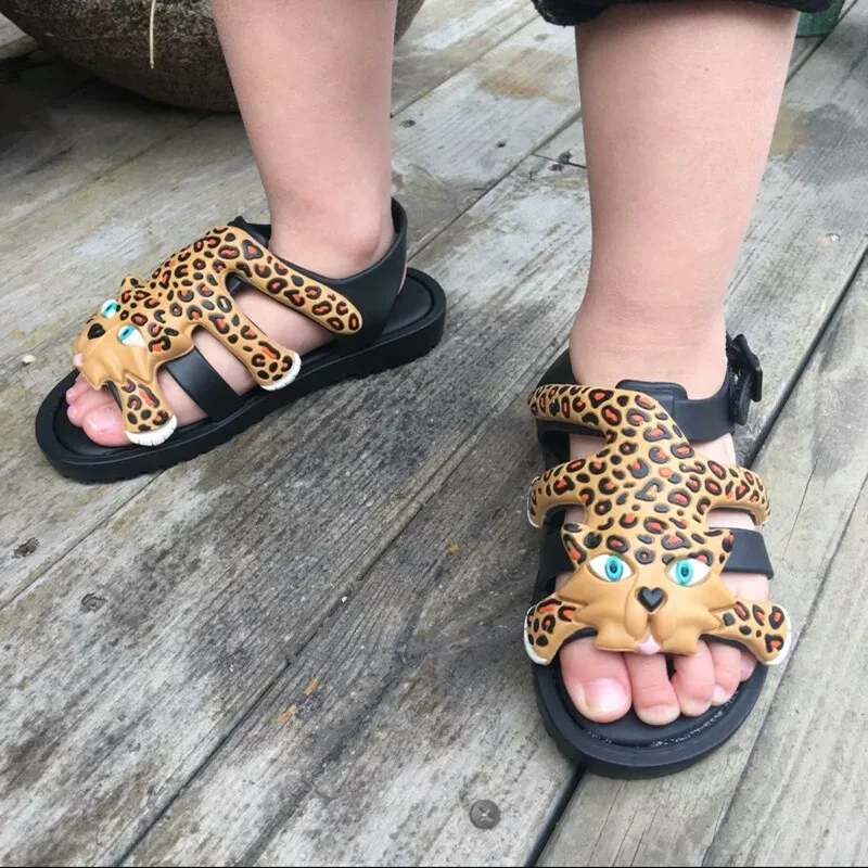 Mini Melissa/Новинка 2020 года Летняя обувь в римском стиле Сандалии для девочек