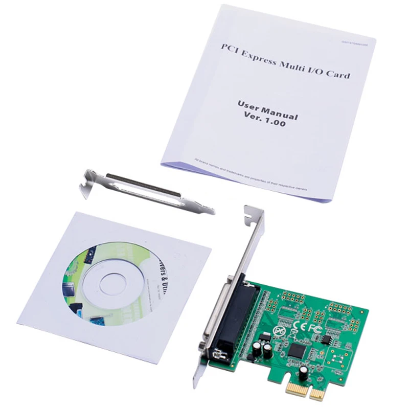 Плата контроллера принтера MCS99100 PCI e 1 параллельная IEEE 1284 express для