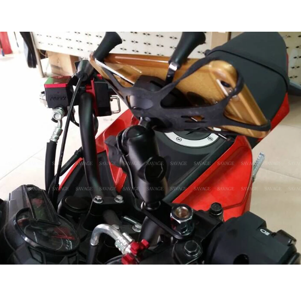 

Phone Holder USB Charger For KAWASAKI EX250R NINJA 250/250R/300 2008-2018 Motorcycle Accessories GPS Navigation Bracket X-Grip