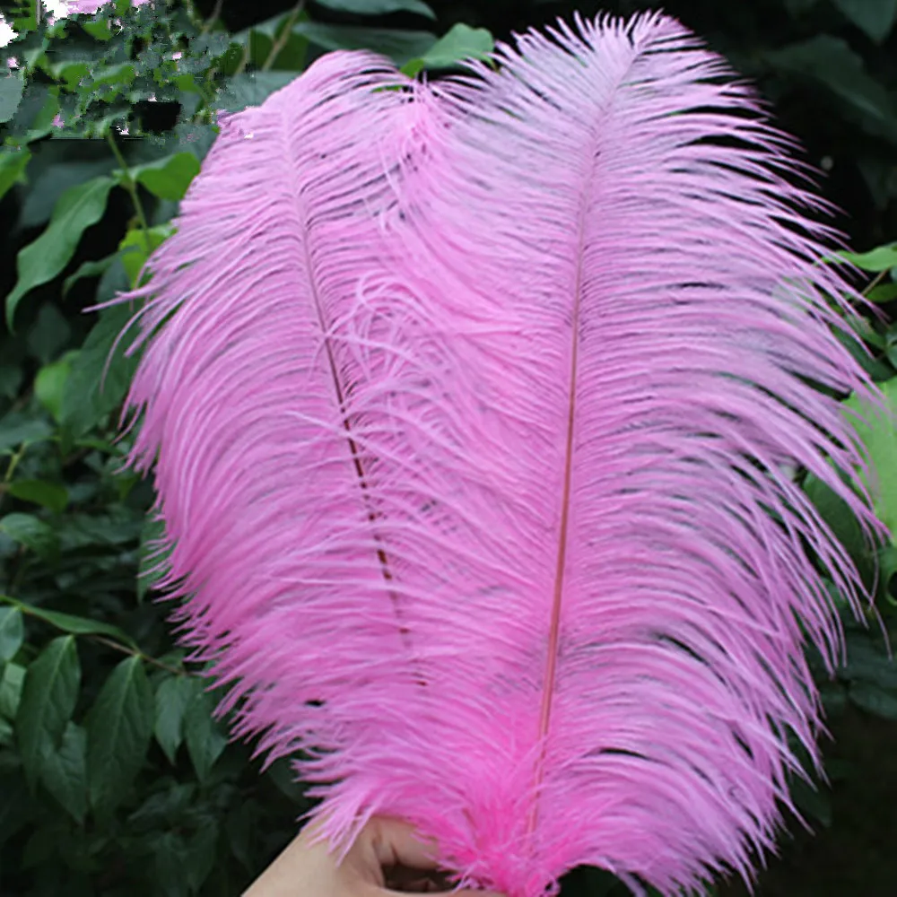 

Оптовая продажа. 500 шт натуральные розовые страусиные перья 20-25 см/8-10 дюймов свадебное украшение розовое страусиное перо шлейф