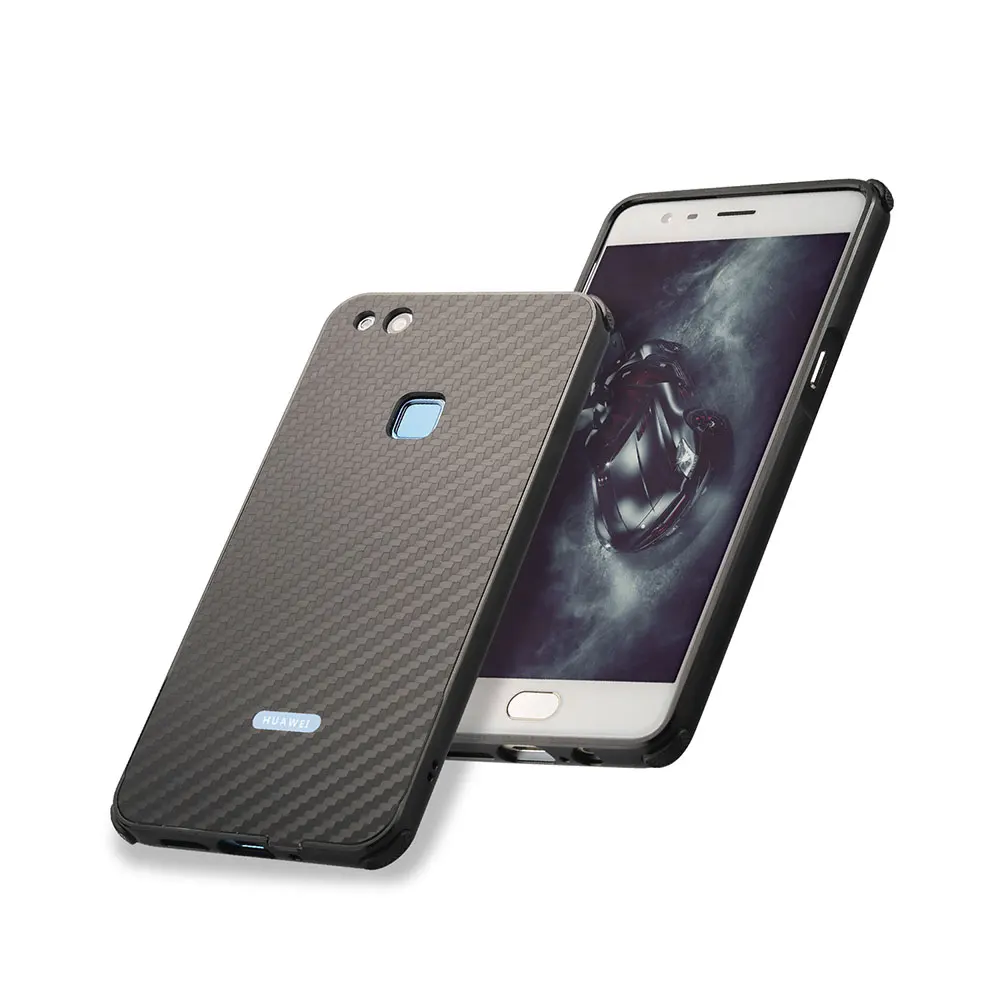 YeeSite для Huawei P10 Lite чехол с защитой от ударов накладка из углеволокна алюминиевой