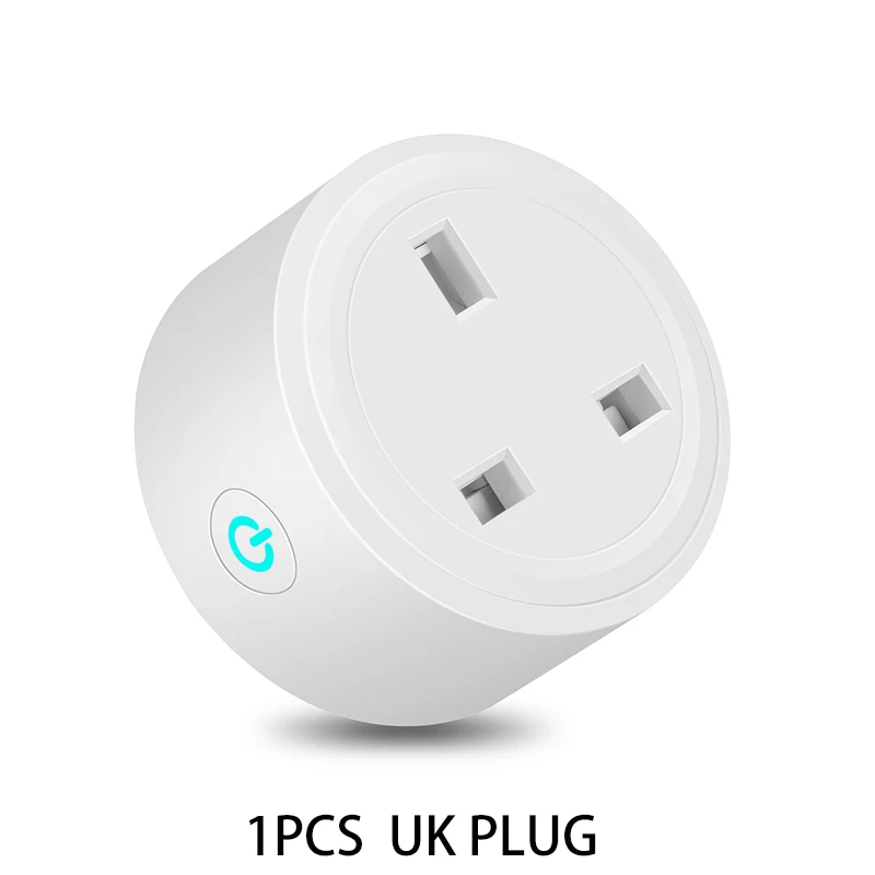 1 PCS UK PLUG Умный дом 2 шт. EU/UK/US умный дом штекер беспроводной wifi Пульт дистанционного управления розетка Голосовое управление синхронизация умная розетка поддержка Alexa - Комплект: 1 PCS UK PLUG