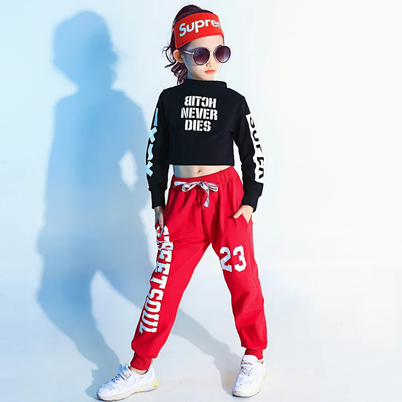 Новинка комплект в Корейском стиле со штанами с надписью Midriff baring для девочек