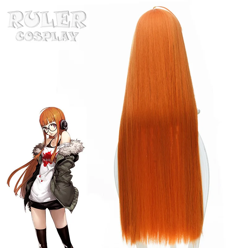 PS4 игры персона 5 Futaba Сакура парик Косплэй P5 пантера Anne Takamaki смешанного льняного