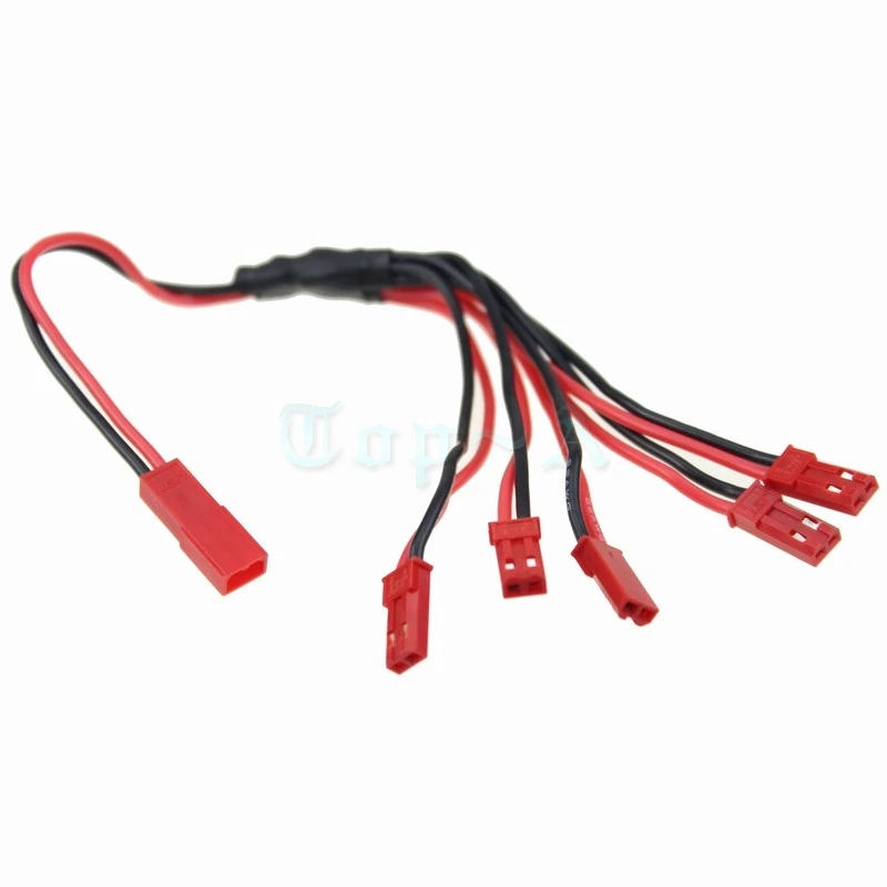 Gdstime 5 шт. 1 Женский до Мужской зарядный кабель JST штекер для WLtoys V959 V212 V222 3 7 V Li Po