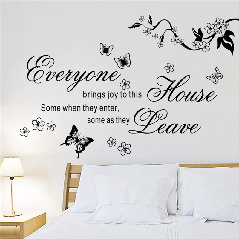 Популярная Наклейка на стену с цитатой художественные наклейки всем нравится