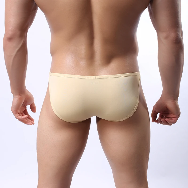 Мужское нижнее белье u-образный выпуклый карман ультра-тонкий прозрачный ледяной