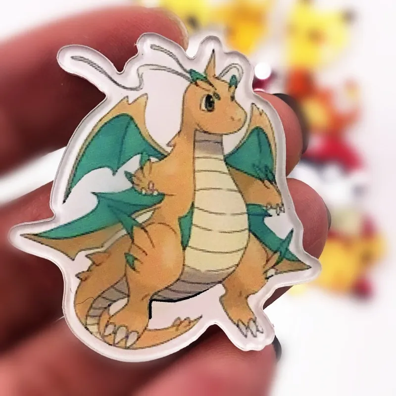 1 шт. модная мультяшная брошь в виде значка покемона значок на кнопках Пикачу