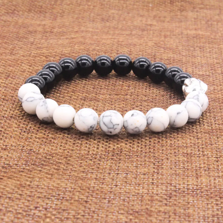 Оптовая продажа черный вулканический лавовый камень who471 тигровый глаз 8 мм