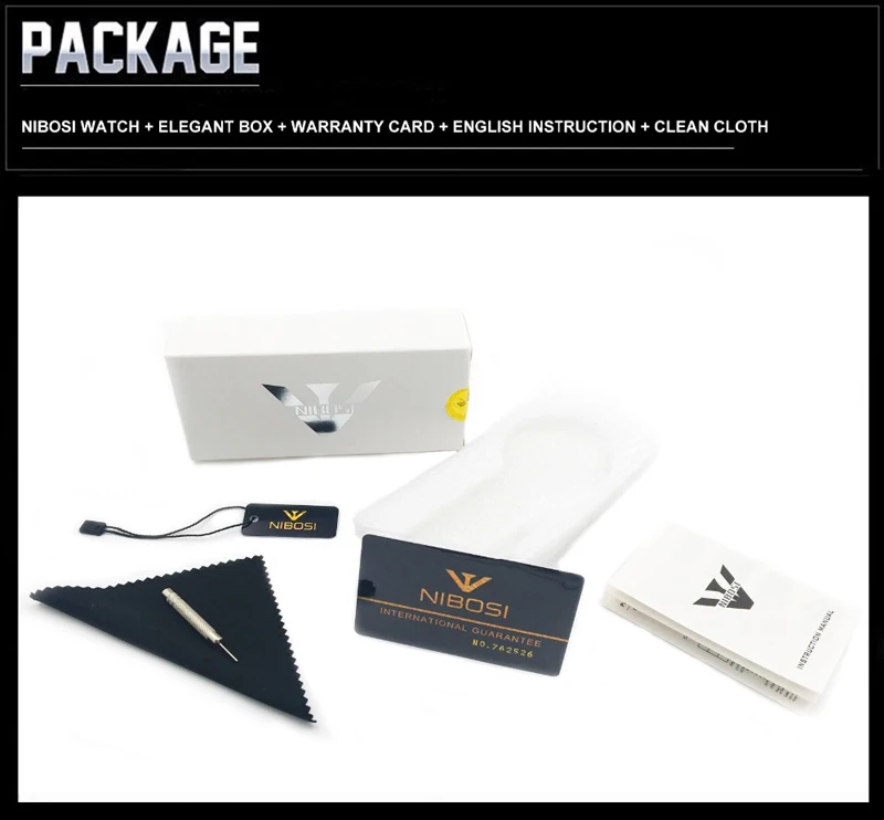 

NIBOSI Man Watch Blue Watches Men 2018 Quartz Sport Full Steel Clock Military Watches Men Waterproof Ultra Thin Men's Hodinky