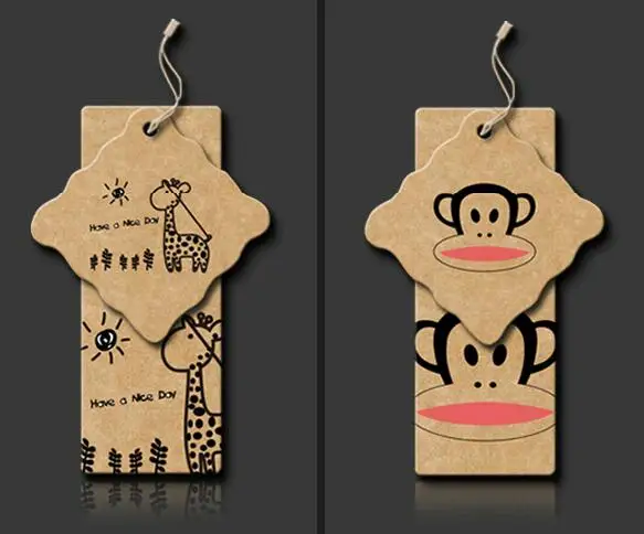 На заказ крафт-бумага Hangtag коричневая hang tag для джинсов на одежда swing | Дом и сад