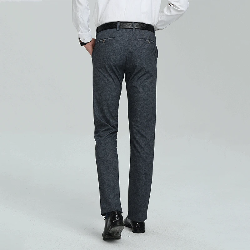 2017 новые весенние мужские модные брюки стиль 100% хлопковые деловые повседневные